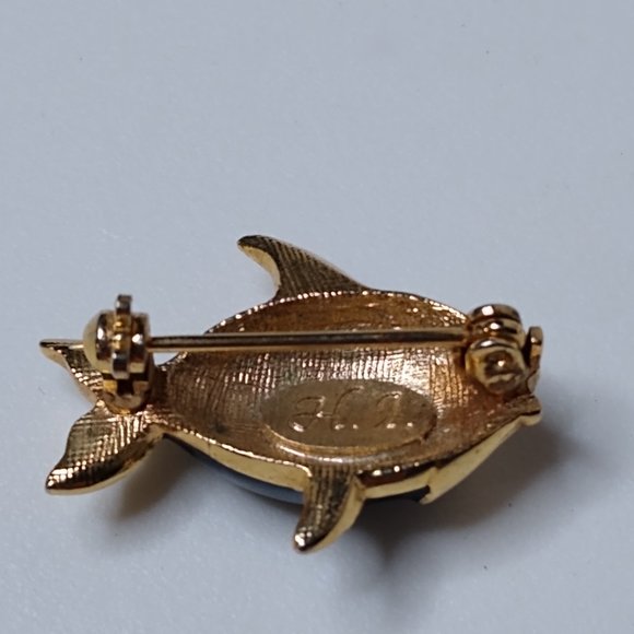 Vintage Small Blue Fish Brooch - Picture 6 of 12